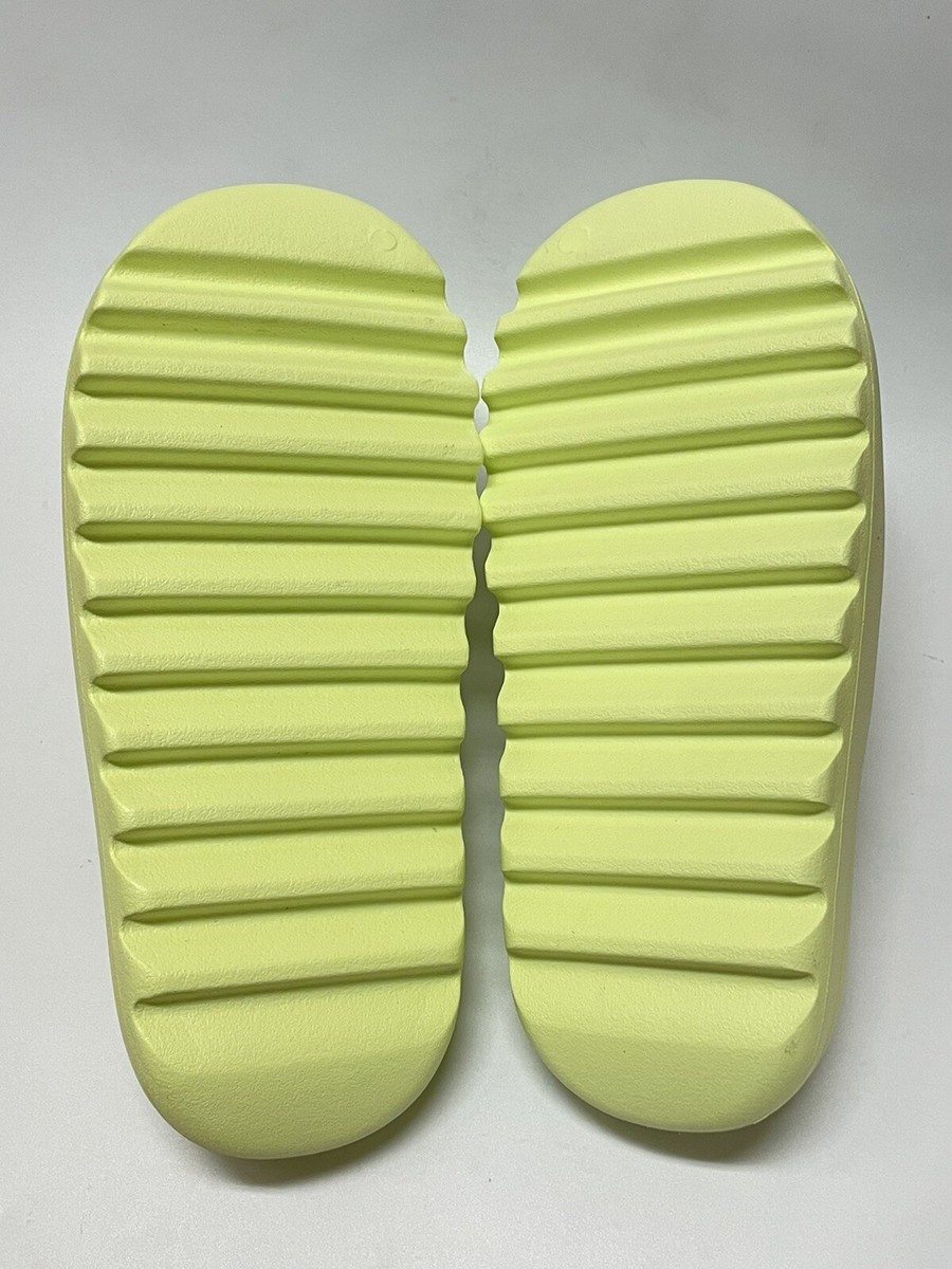 Adidas Yeezy Slides Glow Green HQ6447 Men display picture 1