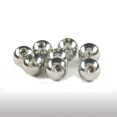 2er Set Stahl Piercing Kugel 1,6mm Gewinde Schraubkugel 3/4/5/6/8 Piercing Ball