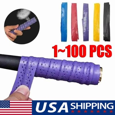 Tennis Racket Grip Tape Anti Slip Absorbent Badminton Pickleball Overgrip Lot