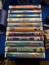 Vintage Walt Disney VHS Lot of 11 Black Diamond, Masterpiece Movies, Etc.
