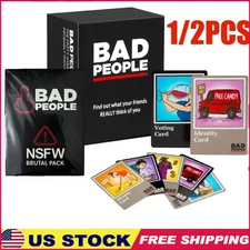 BAD PEOPLE - The Adult Party Game &The After Dark NSFW Expansion Pack USA