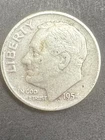 1954 D Roosevelt Dime Silver Circulated Denver Mint US Coin