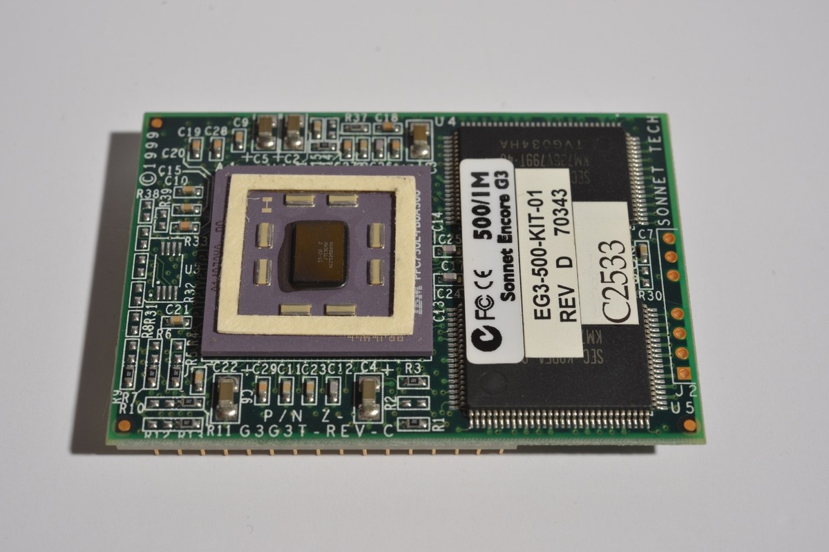 Sonnet Encore ZIF G3 500mhz / 1M Processor Upgrade For Power Macs