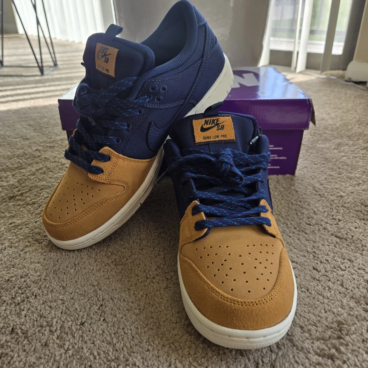 Las mejores ofertas en Nike Dunk SB Low Navy Desert Ochre | eBay