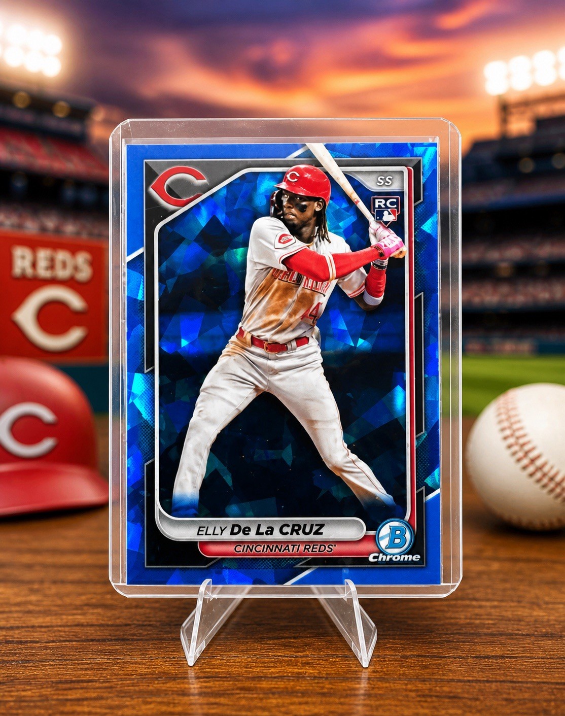 2024 Bowman Chrome Sapphire Edition - Elly De La Cruz #42 (RC)
