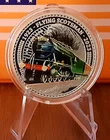 *THE FLYING SCOTSMAN*  1oz .999 Fine Silver 2023 Centenary Colorized Proof Coin