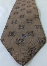 Vintage Christian Dior Monsieur 5% Silk 95% Poly Tie Men's Made in USA 55 x 3.5