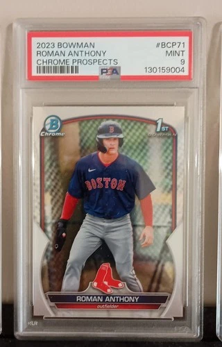 2023 1st Bowman Chrome Prospects Roman Anthony #BCP-71 (RC) PSA 9