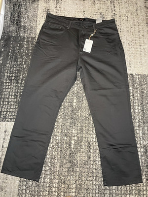 Quince Comfort Travel NEW Pants Mens 36X30 Charcoal Tapered Performance Stretch