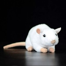 17cm white Mouse Plush Toy Stuffed Animal Soft Rat Doll Kids Gift