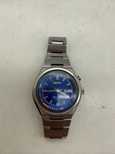 Vintage Seiko Bell-Matic 17 Jewels SS Automatic Alarm Watch 4006-6040 39mm (O6)