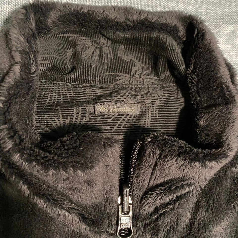 Columbia Womens Black Fleece Reversible Quilted Zip Up Vest Size S - Image 2 of 4