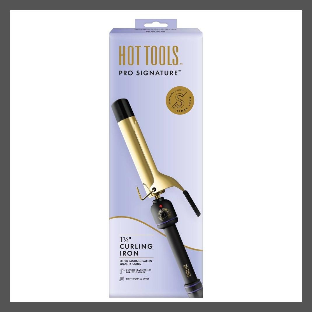 Hot Tools Signature Series Gold Curling Iron/Wand - 1 &frac14;"