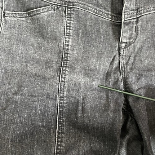Old Navy Rockstar Super Skinny Mid Rise Black Denim Jeans Size 14 - Foto 7 di 11