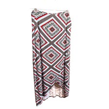 Anthropologie Maeve Midi Crossover Skirt Size Large Geometrical Tribal Boho