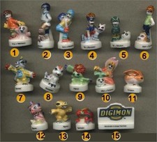 2002 PASTIFRANCE DIGIMON FEVE PORCELAIN 3D to choose from