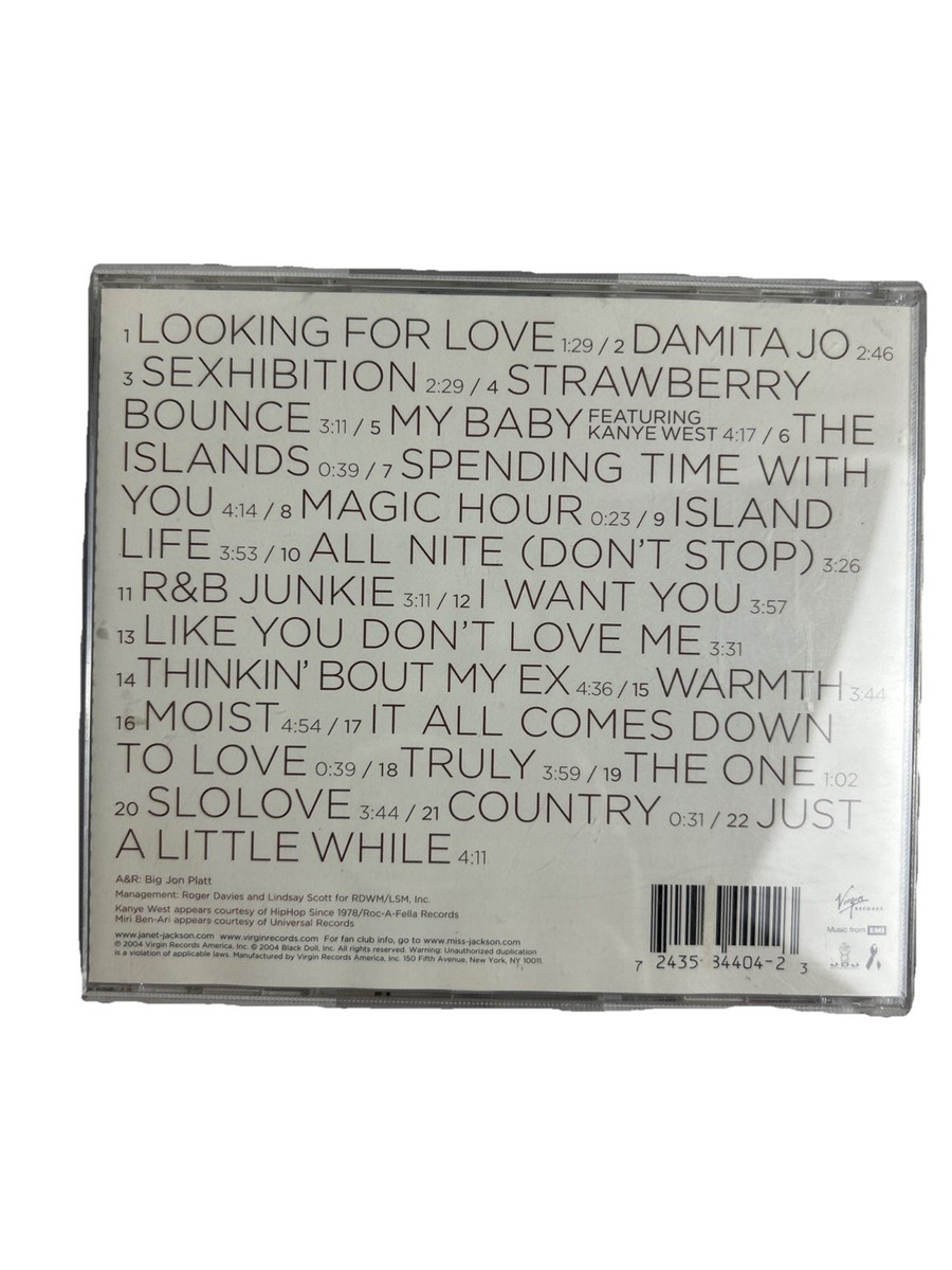 Janet Jackson Damita Jo LTD Promo 2004 Taiwan Head Shot RARE CD | eBay