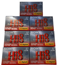 Sony Hi8/Digital8 P6-30HMPD1 Brand New Factory Sealed.lot of 7.