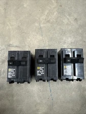 Lot Of 3 Square D HOM230 30 Amp 2 Pole Circuit Breaker