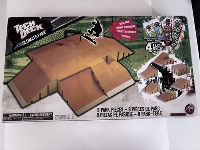 Tech Deck 8-Piece Ultimate Park Set w/ 4 Finger Boards 2011 NOS New 