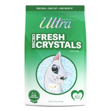 Fresh Scented Micro Crystals Premium Cat Litter - 99.9 Dust Free, Soft on Pa...