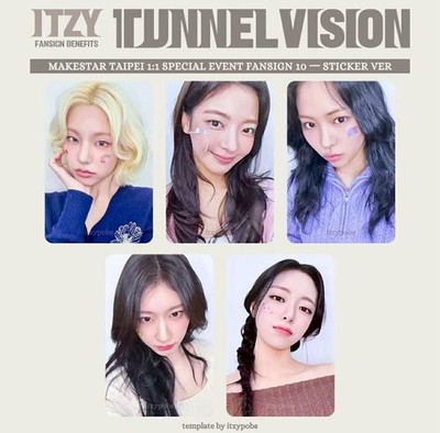 ITZY OFFICIAL TUNNEL VISION ALBUM MAKESTAR TAIPEI TAIWAN POB