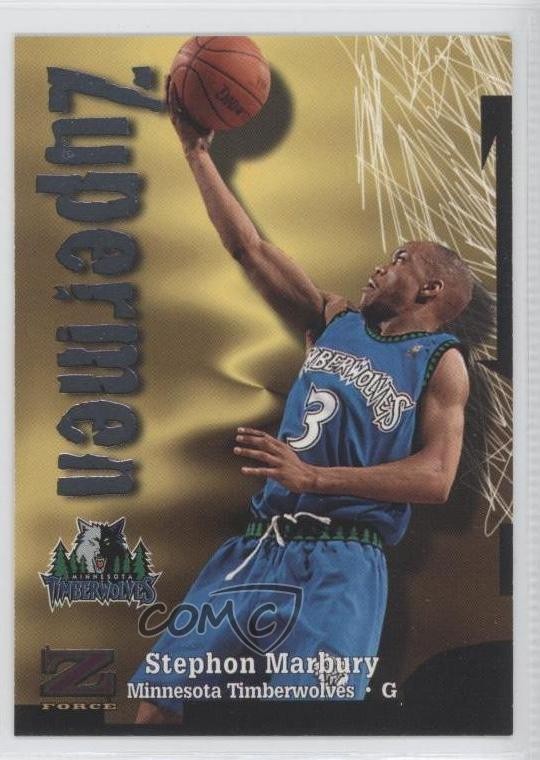 1997-98 Skybox Z-Force Zupermen Stephon Marbury #200 0b1