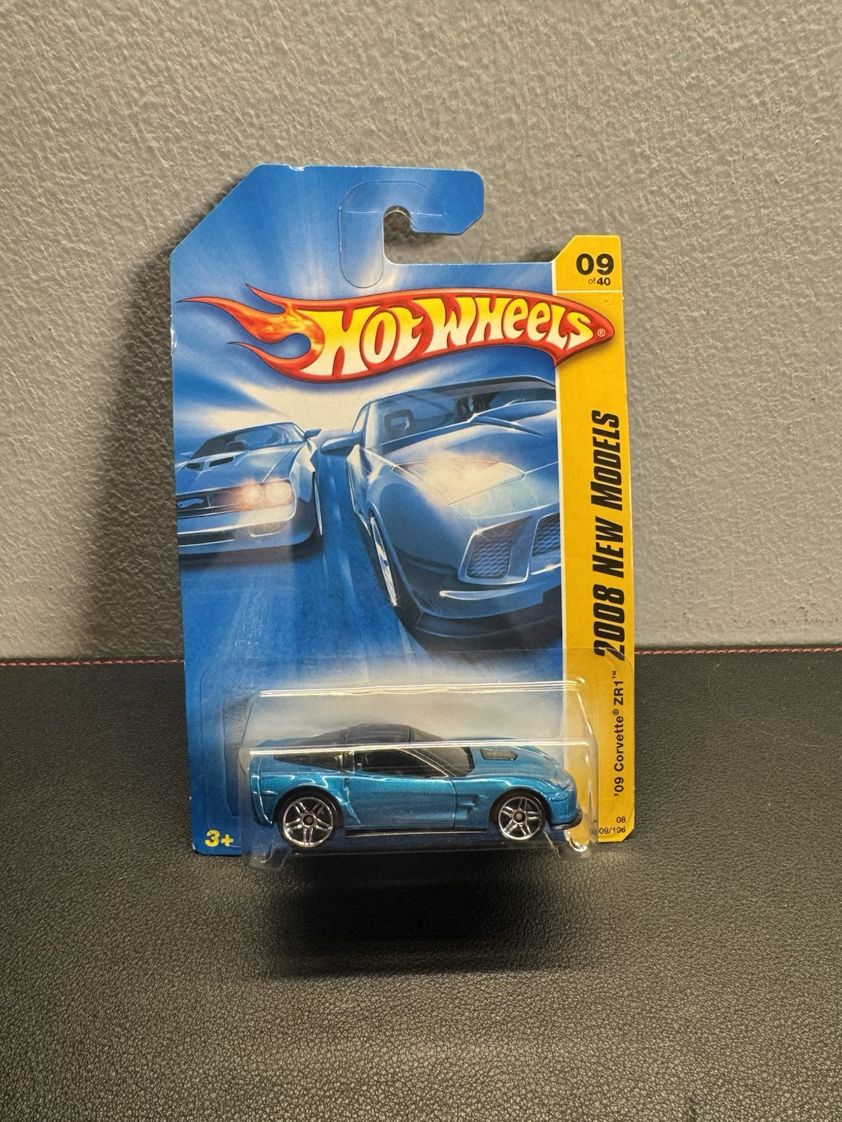 2008 Hot Wheels Kmart Exclusive 9/40 Blue Corvette ZR1 PR5SP Variant