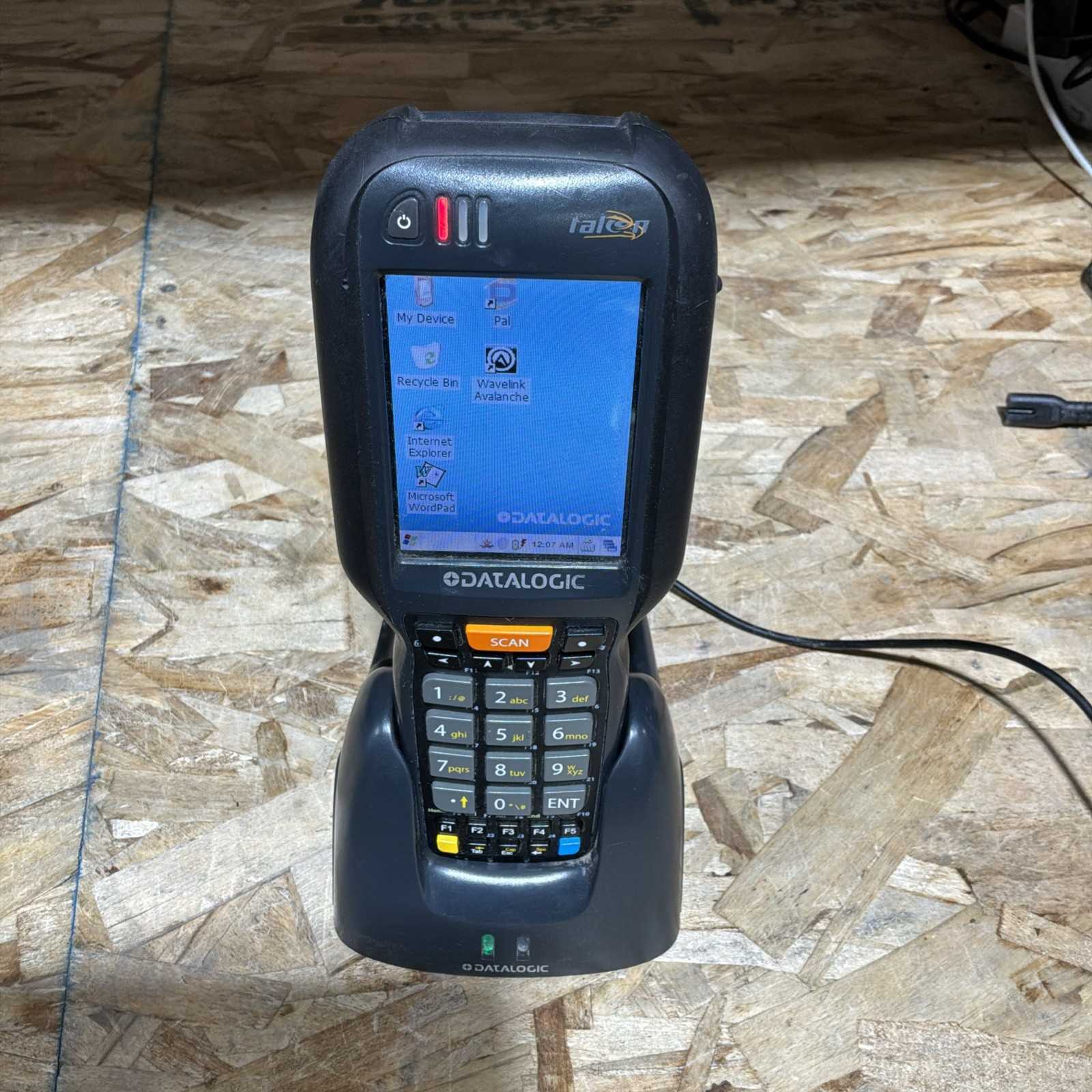 Datalogic Falcon X3+ Mobile Computer with Styuls, AC Adapter, and Cradle