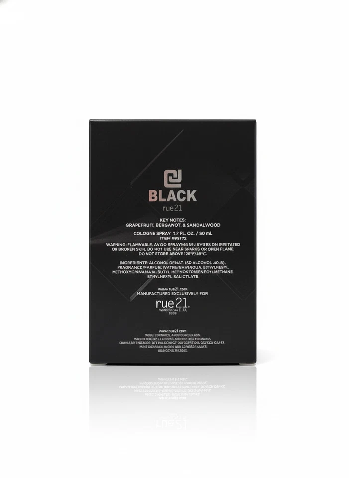 Rue21 CJ Spray Colonia Negra (1,7 fl oz / 50 ml) **Auténtico Aroma Original** Foto 4 de 4