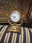 Antique 1919 Elgin B.W. Raymond 19J Railroad Pocket Watch With Brass Lyre Stand