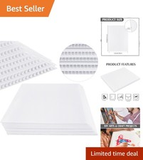 Versatile 4 Pcs Blank Corrugated Sign Boards - 12x17 Inch for Indoors  Outdoors