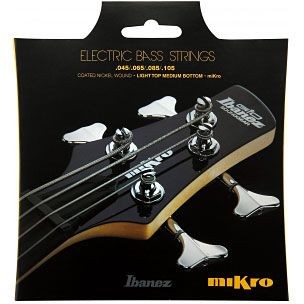Saiten E-Bass Ibanez IEBS4CMK Coated Mikro Bass 4-String 045-105 Bass Saiten NEU