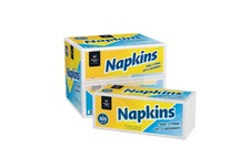 Member's Mark Everyday 1-Ply White Napkins 4 pks., 300 napkins/pk