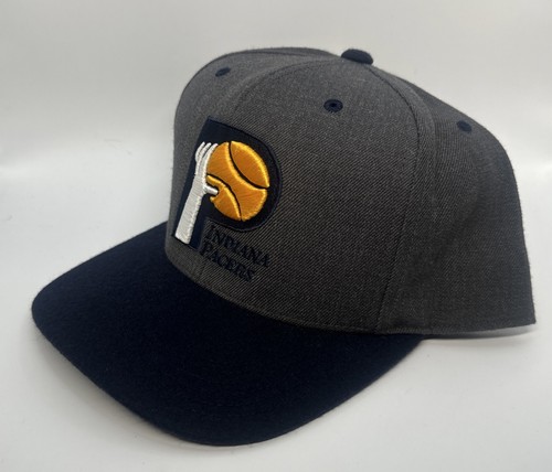 Mitchell & Ness Hardwood Classics NBA Indiana Pacers Fitted Hat Size 7 7/8 Gray - Picture 7 of 12