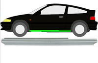 Schweller FüR Honda CRX 1987 - 1992 Links