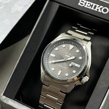 Seiko 5 Sports SKX 40MM SRPE51 Gray Dial Stainless Steel Men's Automatic Watch