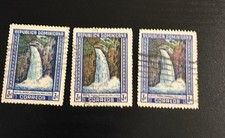 Scott 424 Dominican Republic 3 Singles Used