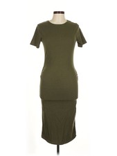 Boohoo Women Green Casual Dress M