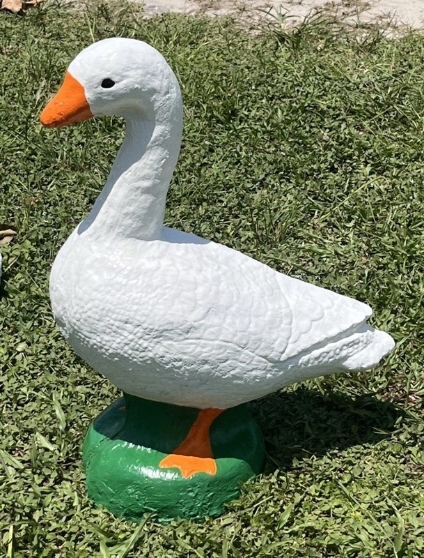 Latex/ Fiberglass Mold. Make Concrete Or Plaster 24 Inches Tall Porch Goose