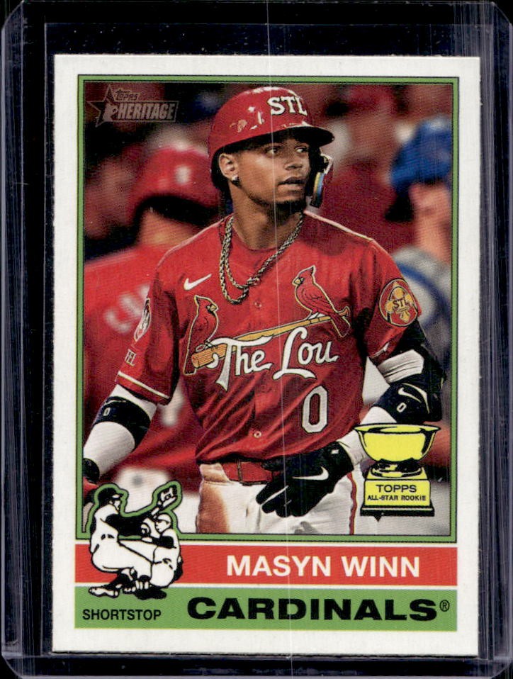 2025 Topps Heritage Masyn Winn Image Variations #103 Cardinals
