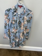 GUESS Long Sleeve Floral Dress Size Small