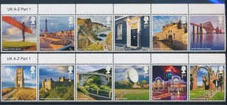 LS96794 Great Britain 2011 views landscapes strips MNH