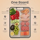 Titanium Cutting Board with Dough Scraper – Double-Sided Food Grade Non-Slip — photo 3