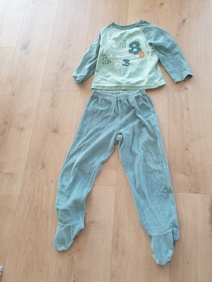 Schlafanzug 102 Cm 4 Jahre Grün Vertbaudet