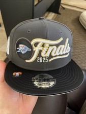Oklahoma City Thunder New Era 2025 NBA Finals Locker Room 9FIFTY Snapback Hat