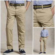 POLO RALPH LAUREN AUTHENTIC BOYS BRAND NEW ORIGINAL BELTED PANTS Size 10, NWT
