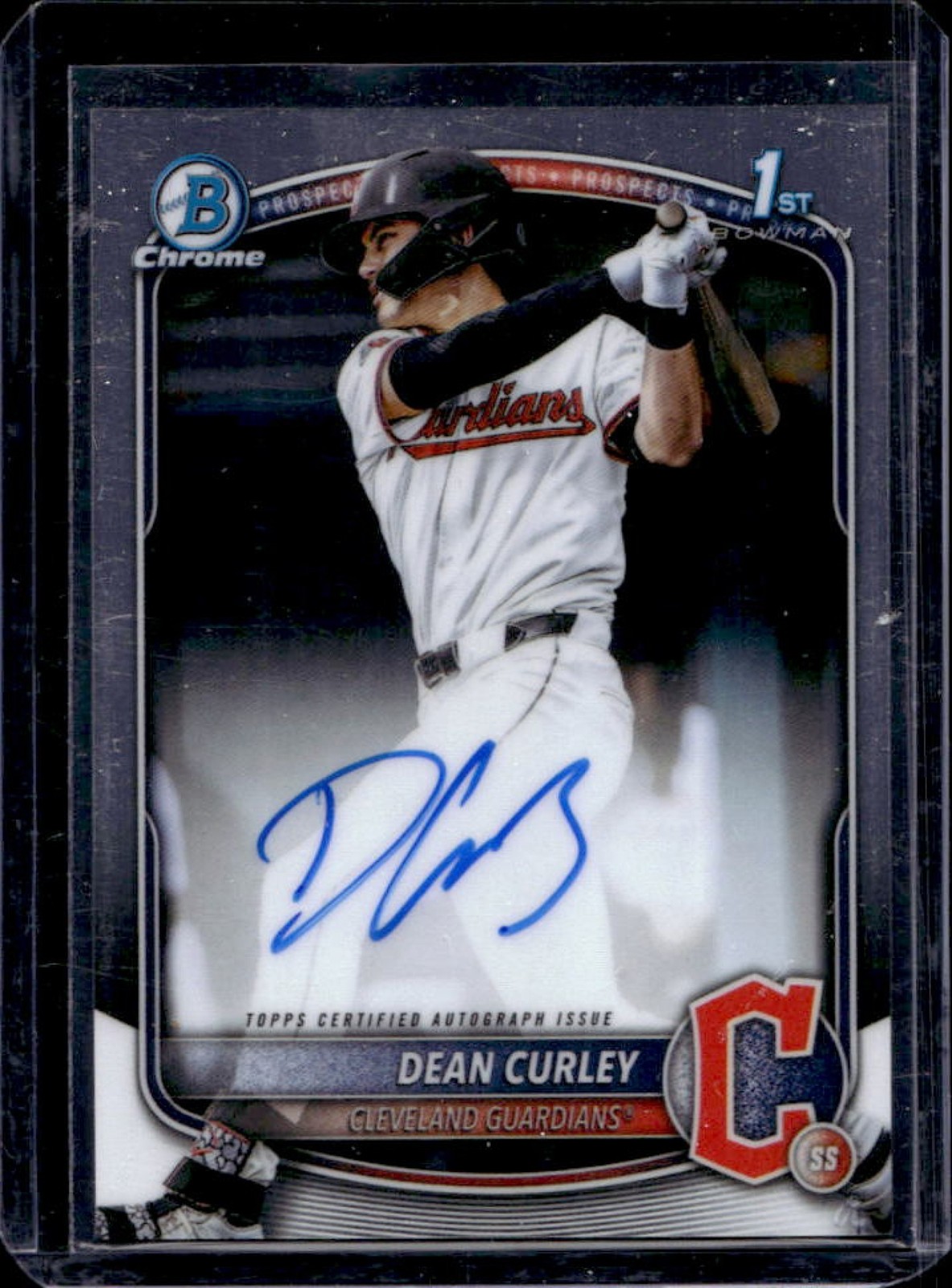 2025 Bowman Draft Dean Curley Chrome Auto 1st Prospect #CPA-DC Guardians