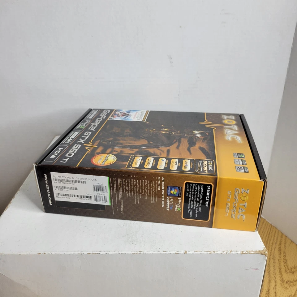 Zotac Nvidia GeForce GTX 560 TI 1GB DDR5 Gaming GPU Card DVI HDMI PCI-E (NOS) - Image 3 of 4