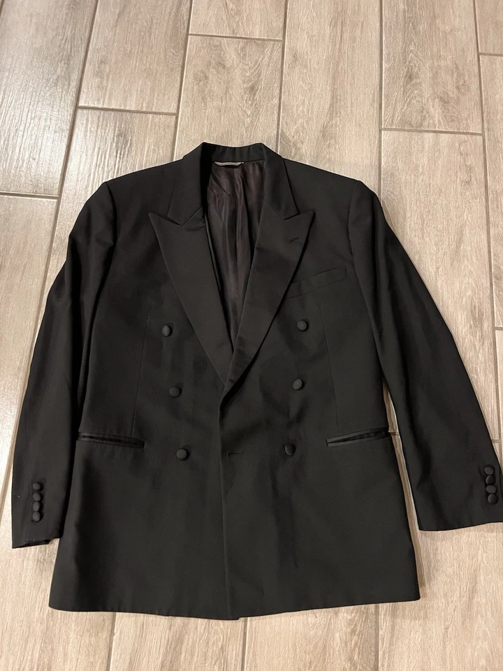 Abrigo deportivo vintage Christian Dior Monsieur doble pecho 41R $925 Foto 2 de 4